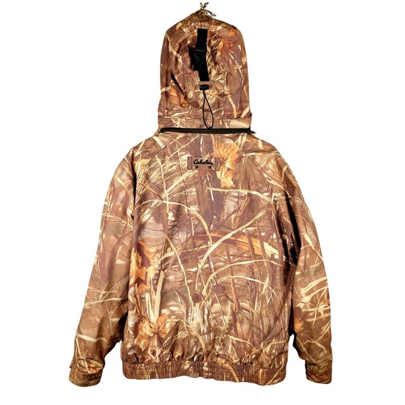 Heavy Cabela's Gore-tex 3‎ in 1 Advantage Wetlands Camo Hunting Jacket Mens L - Picture 8 of 16